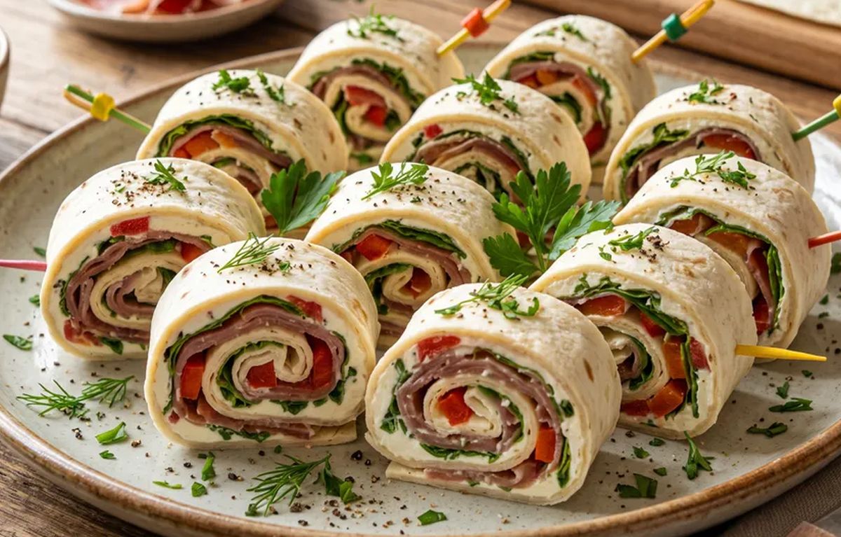Tortilja rolat sa pršutom i krem sirom koji morate da probate