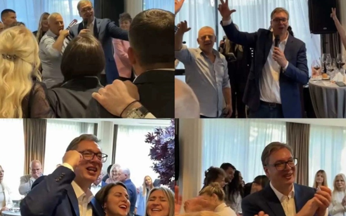 Vučić se latio mikrofona i zapjevao “A sad adio”: Ja sam nesumnjivo griješio VIDEO