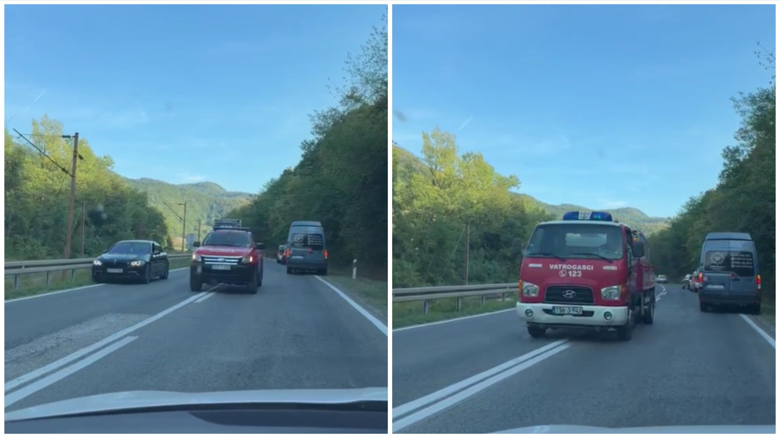 Sudar dva teretna vozila: Vozač iz Laktaša u bolnici
