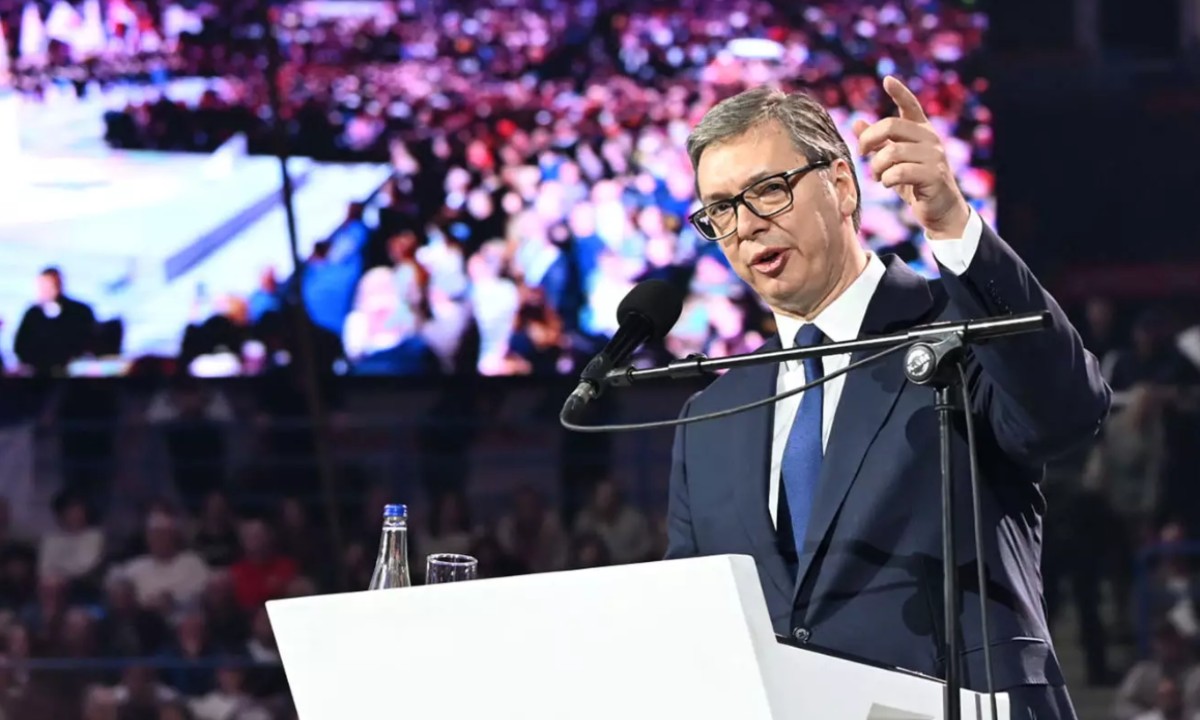 Vučić iz Beogradske arene: Nastavićemo nezavisnu politiku VIDEO