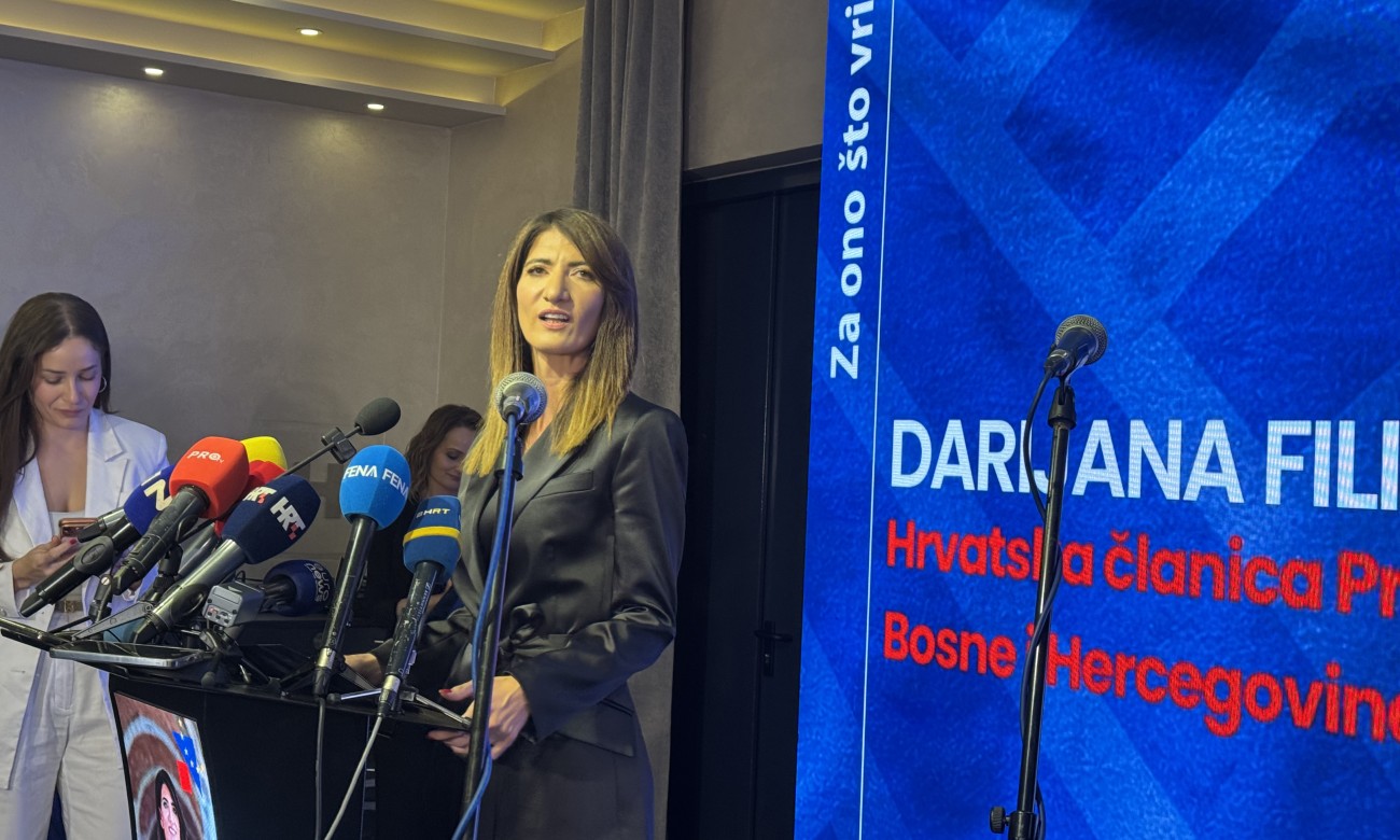 Filipovićeva vodi u trci za Predsjedništvo BiH: Pobjedu posvetila HDZ-u i poručila šta slijedi