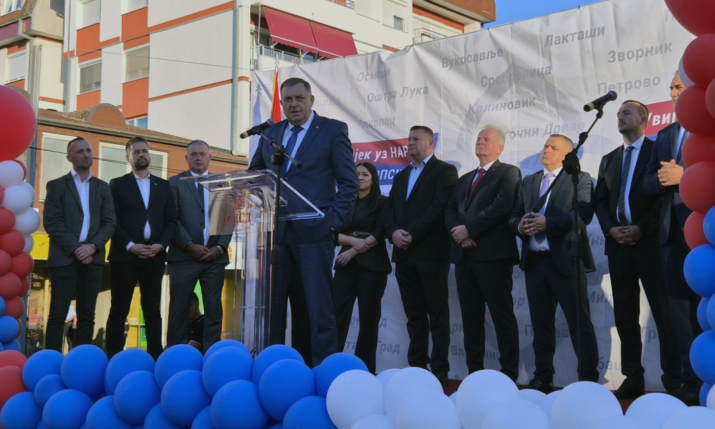 Dodik, Minić i Cvijanovićeva u Srpcu: Predstoje nam mnoge borbe, one su otvorene