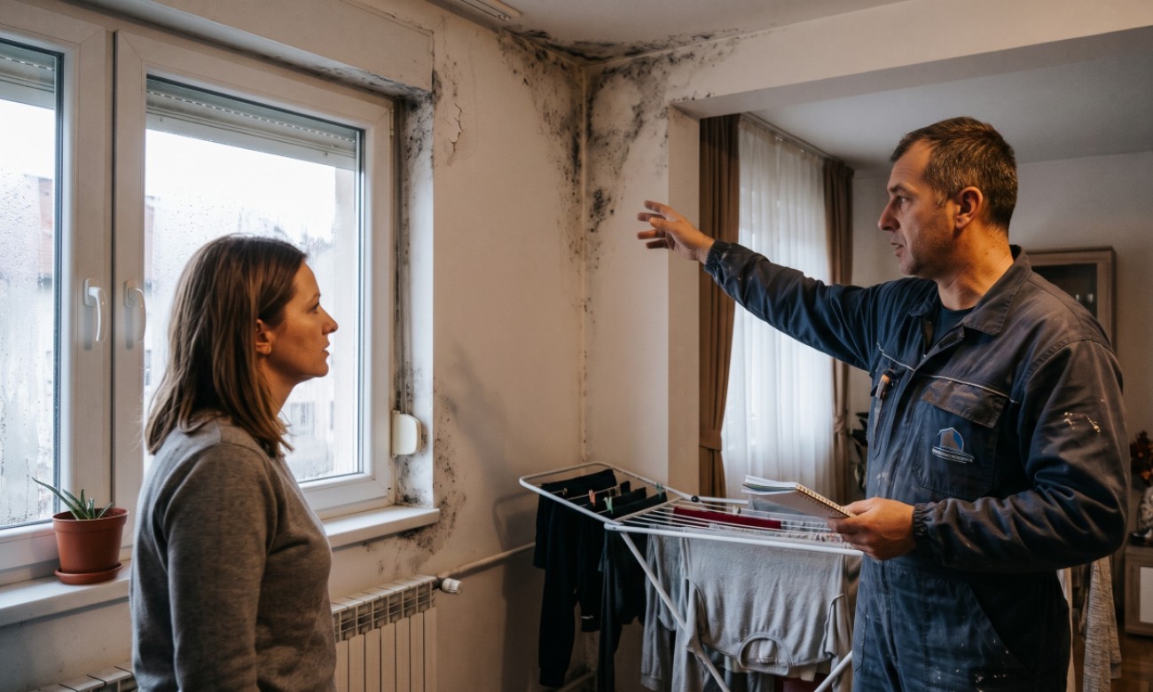 Spasite zidove od buđi: Majstor otkrio koliko košta sanacija, uz jedan trik FOTO