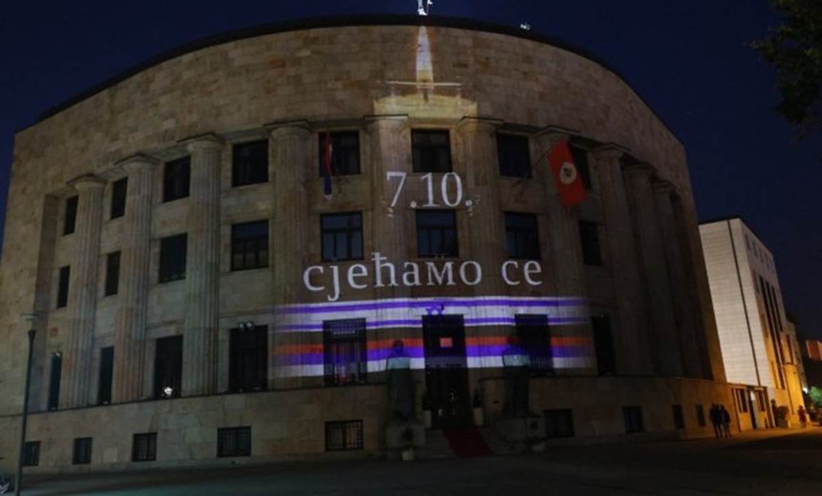 Tri godine od terorističkog napada! Palata Republike u znaku solidarnosti sa Izraelom FOTO