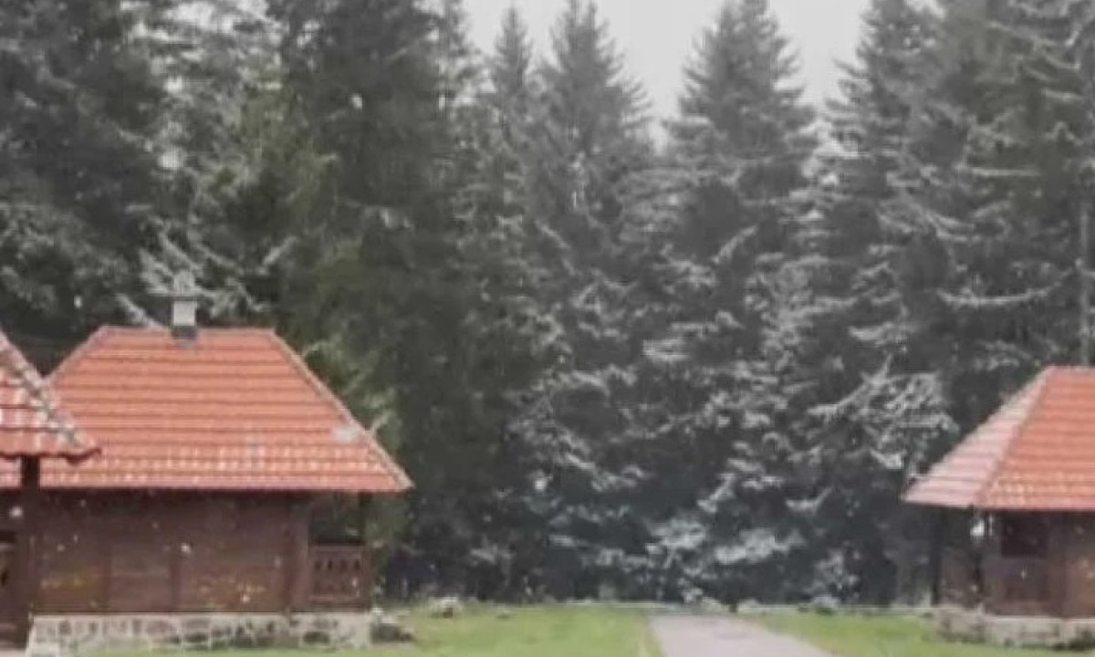 Drugi put za nepunih mjesec dana: Na planini Goliji ponovo pao snijeg