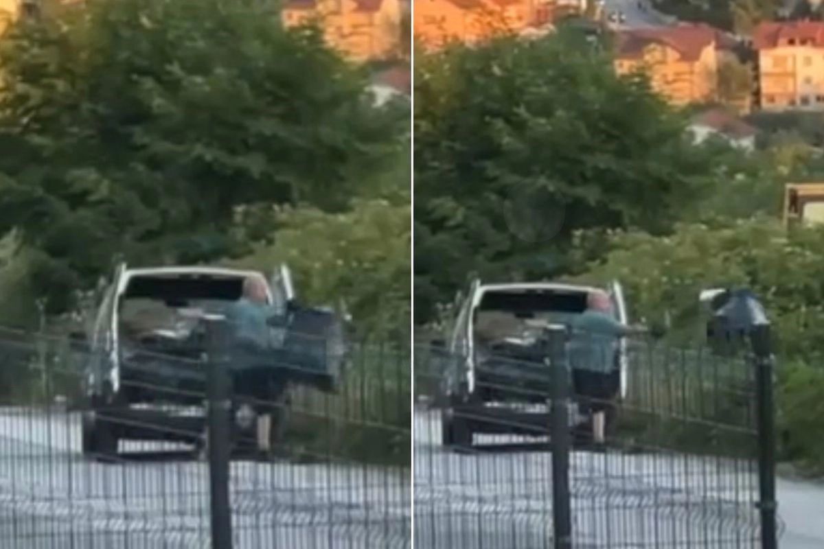 Šokantno ponašanje! Muškarac baca smeće pored puta,  Banjalučani ogorčeni VIDEO