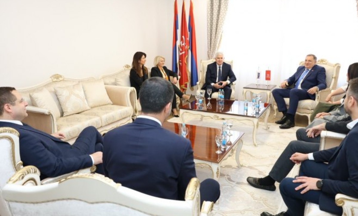 Dodik i Čović o formiranju vlasti: Sastanak delegacija SNSD-a i HDZ BiH u Banjaluci