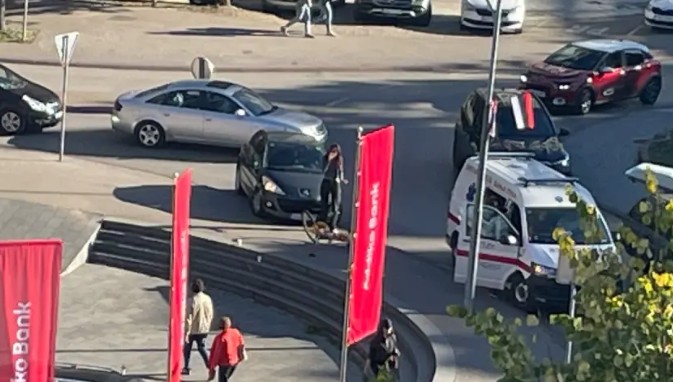 Nezgoda u Banjaluci: Auto udario biciklistu, Hitna na terenu